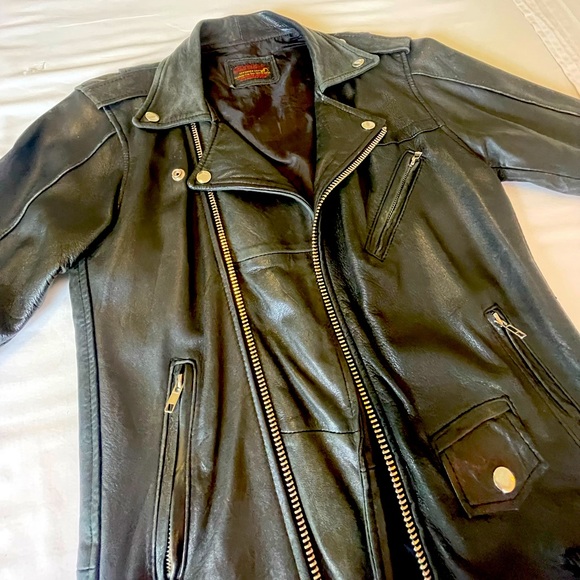 Reworked Leather Moto Jacket - Picture 2 of 2